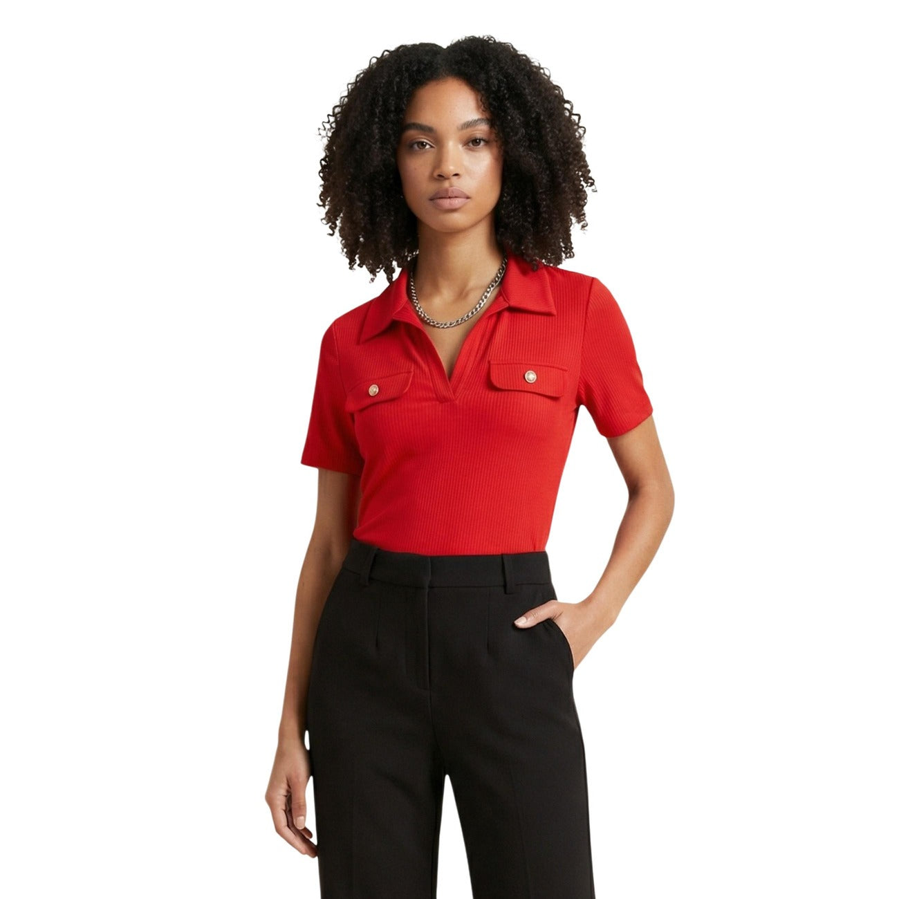 Morgan De Toi Polo maniche corte Donna 251-DROSSO