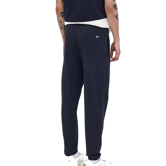 Pantaloni sportivi Uomo Tommy Hilfiger Jeans Blu Cotone - Stile Casual Americano