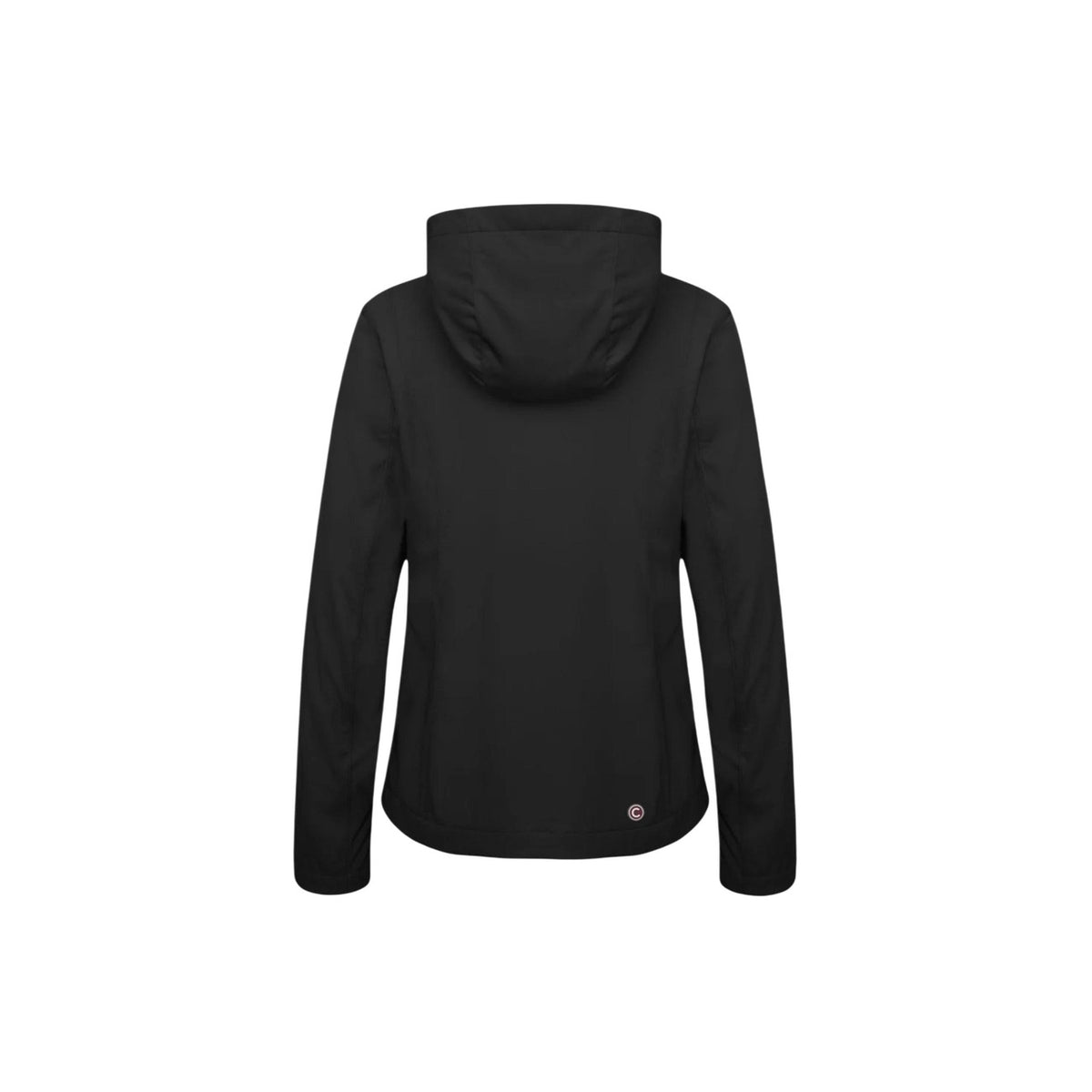 Giacca Colmar Originals nera donna 1964 6ZB. Giubbotto leggero da donna nero con cappuccio avvolgente, chiusura zip integrale, orlo rifinito e logo Colmar sulla manica, giacca mezza stagione casual e sportiva.