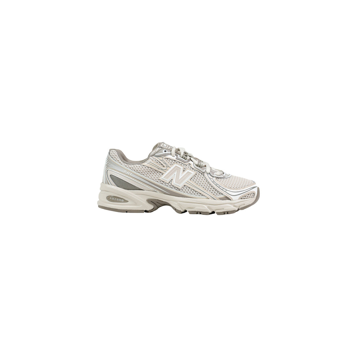 Sneakers New Balance 740 unisex in mesh traspirante e materiale sintetico con dettagli riflettenti, logo N in TPU e suola ammortizzata ABZORB.