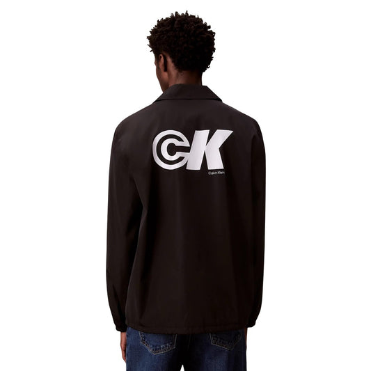 Calvin Klein Jeans Giacca Uomo Nero Bottoni Maniche Lunghe Scollo Tondo Colletto Classico Poliestere 100% Autunno Inverno LV04RC515G