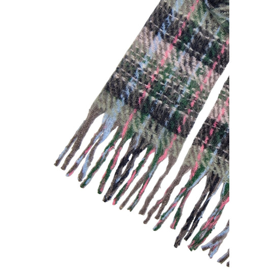 Only Sciarpa Donna Blu a Quadri - Sciarpa Poliestere