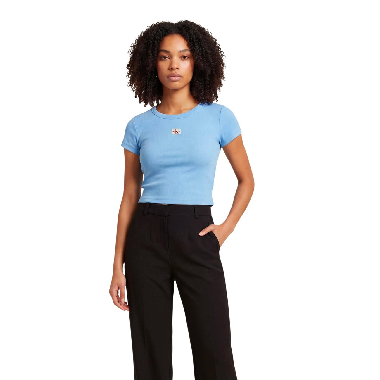 Calvin Klein Jeans T-Shirt LABEL BABY TEE maniche corte Donna LV047C200G