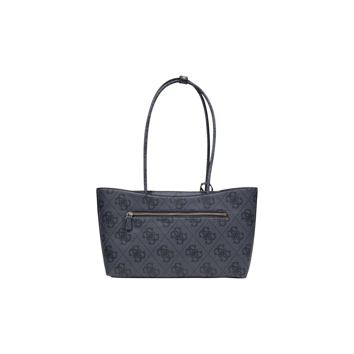 Guess Borsa nera grigia JANIE LOGO GIRLFRIEND CARRYALL 40x22x11 cm Donna Vista posteriore