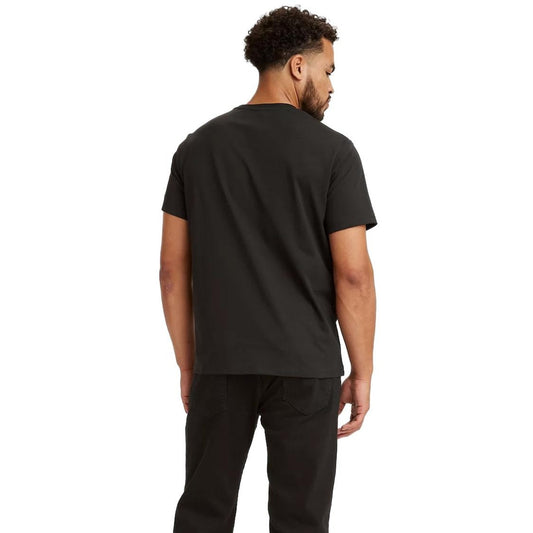 T-shirt Levi's Uomo Nera; 100% Cotone Jersey. Stampa grafica, maniche corte, scollo tondo. Vestibilità regolare/attillata, lavabile a 30°C. Stile casual intramontabile. Vista posteriore
