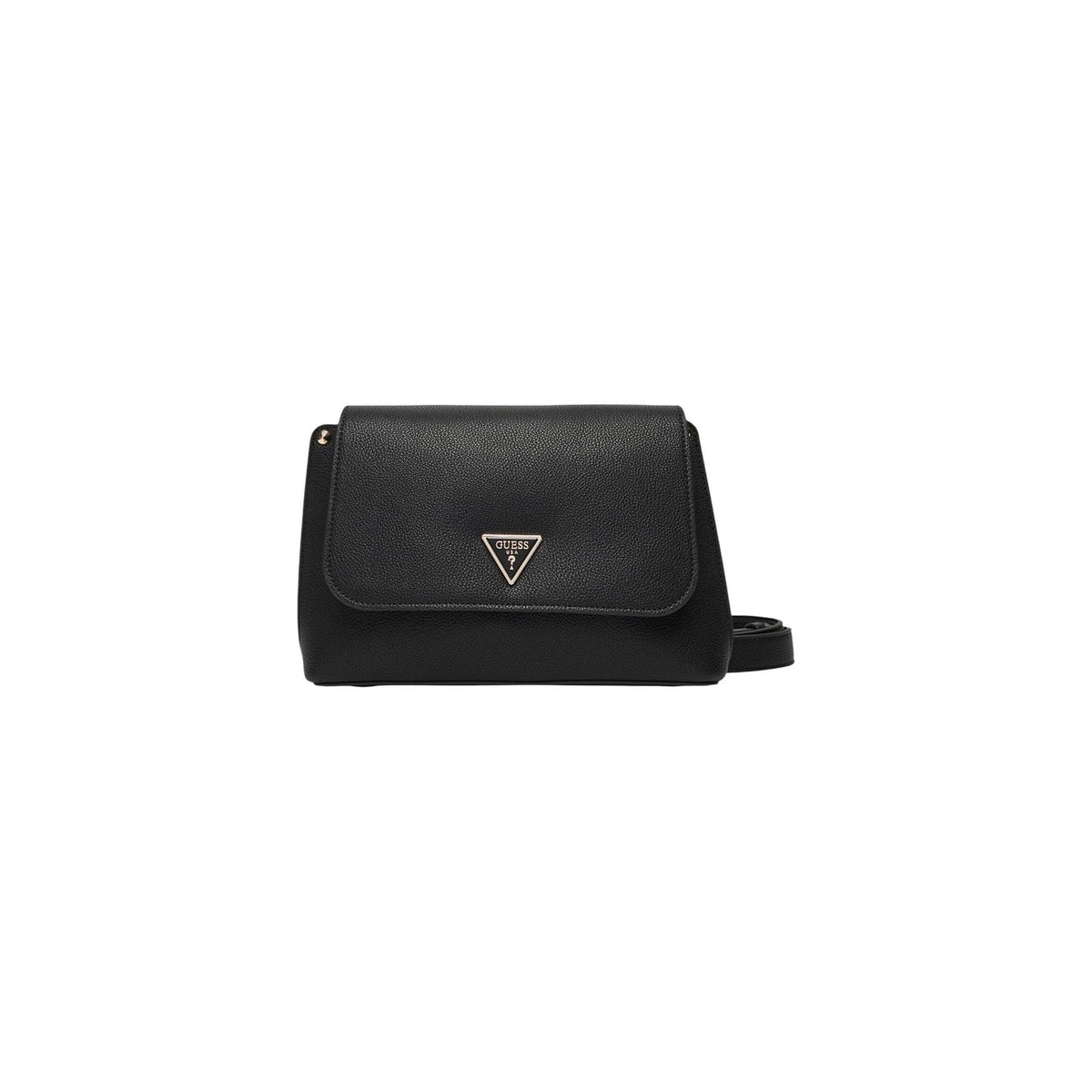 Borsa Guess donna nera a tracolla con logo - vista frontale