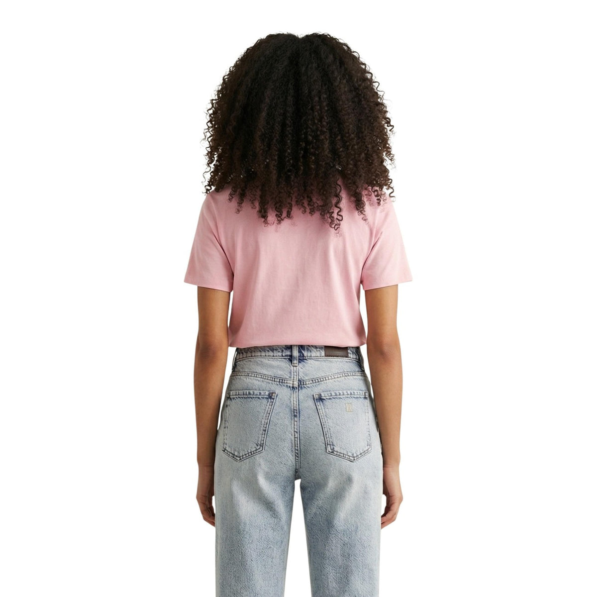 ONLY Popcorn Box Tee; rosa, 100% cotone, stampa grafica, taglio corto. La t-shirt giocosa e trendy per il tempo libero. Vista posteriore