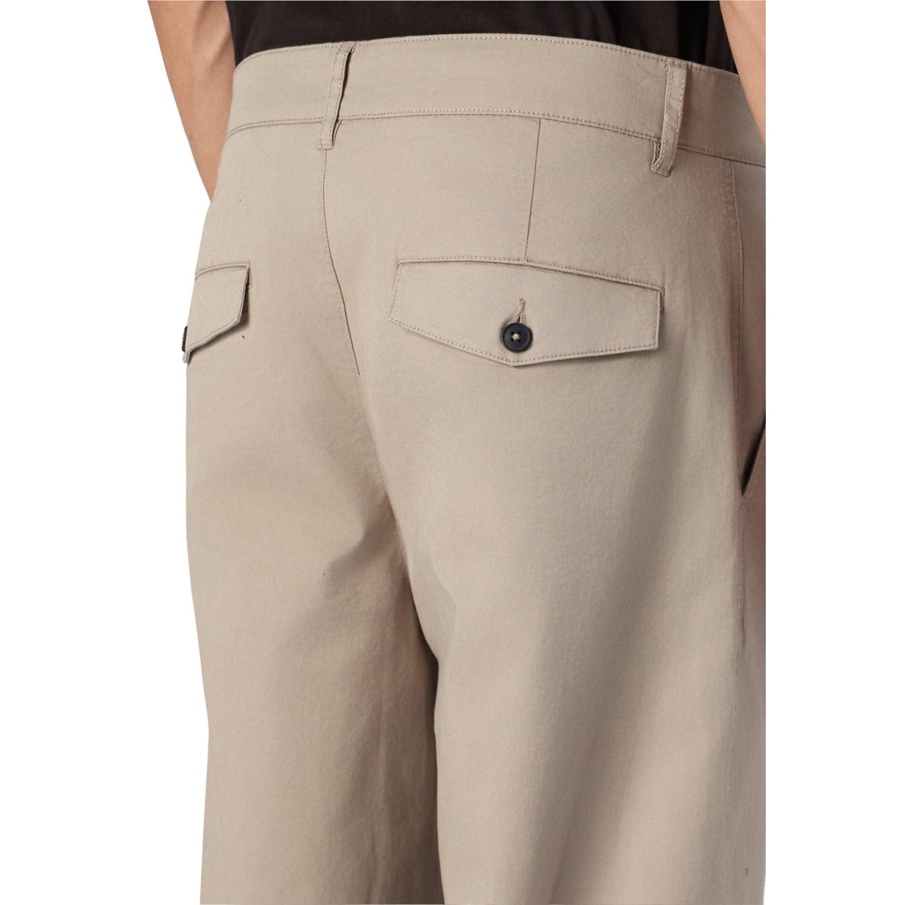 Only & Sons Pantaloni Uomo Beige Zip Bottone Tasche Anteriori Posteriori Cotone 98% Elastan 2% Autunno Inverno 22033736