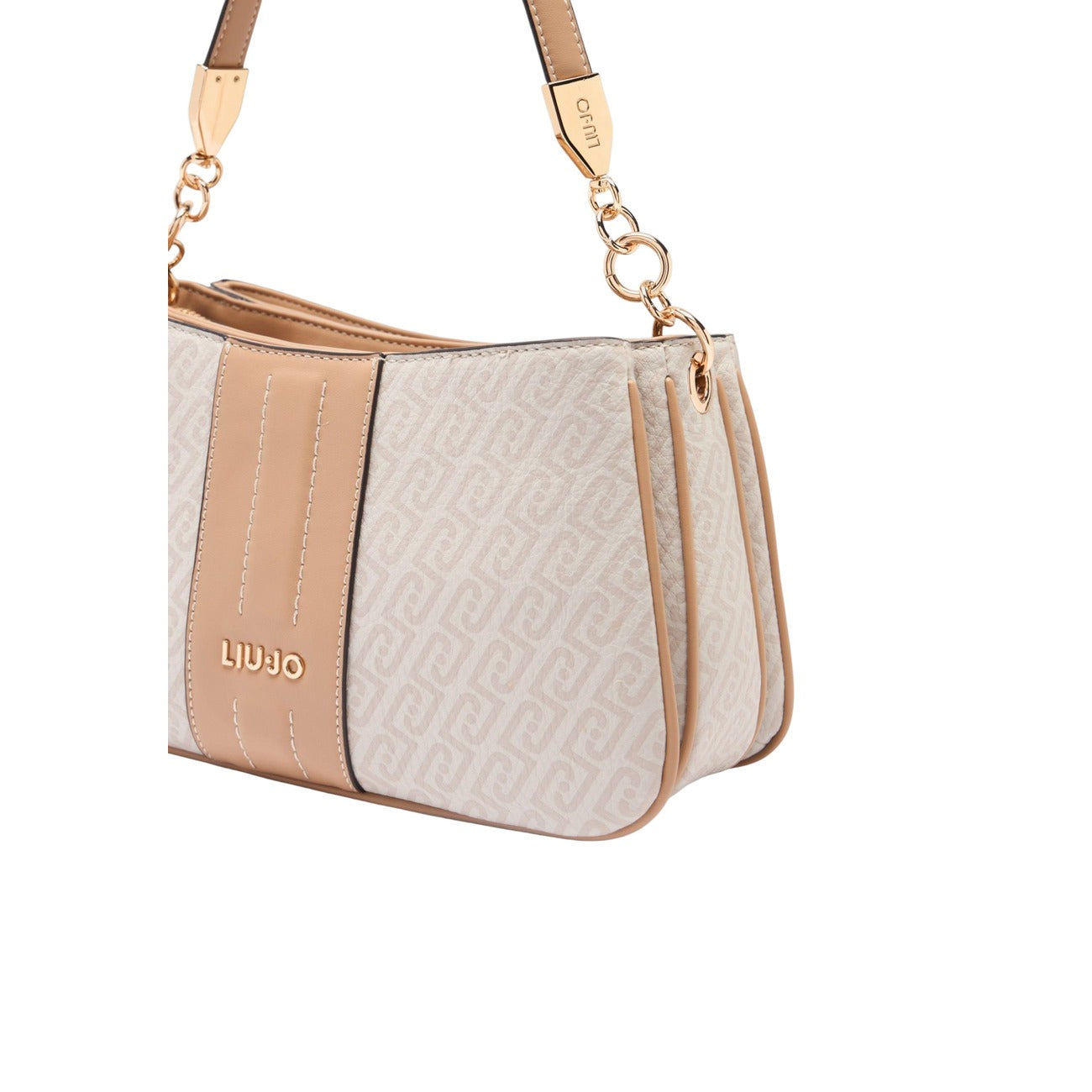 Borsa Liu Jo S Crossbody; 100% Poliuretano Bianco. Logo all-over, dettagli dorati, chiusura con zip. Borsa donna a tracolla versatile, capiente e di tendenza. Dettaglio stampa