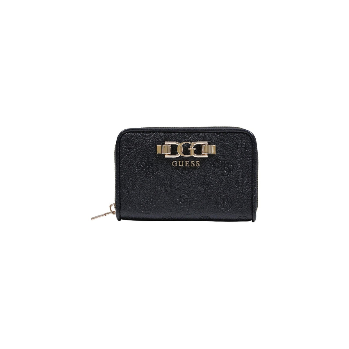 Guess Portafoglio nero medio ANISE SLG MEDIUM ZIP AROUND 14x9x3 cm Donna