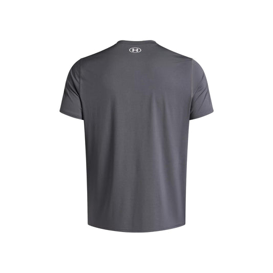 Under Armour Maglia HeatGear® Fitted; t-shirt tecnica traspirante ad asciugatura rapida, ideale per allenamenti intensi, corsa e palestra grazie alla struttura flessibile e leggera. Vista posteriore