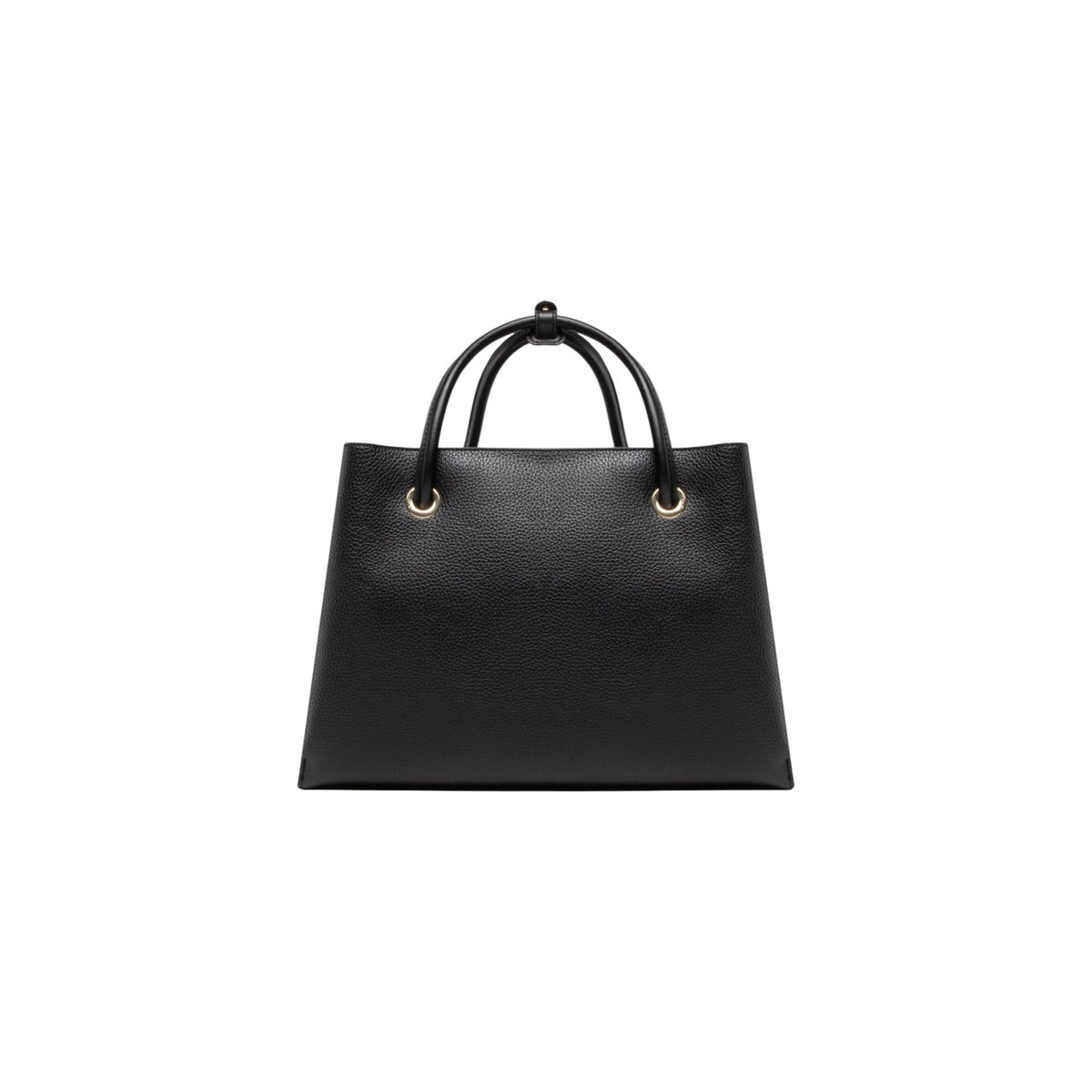 Borsa Valentino Bags Alexia; Effetto pelle martellata. Doppi manici rigidi, tracolla removibile, logo dorato. Ampio scomparto con zip e tasche interne. Design elegante e resistente per uso quotidiano. Vista posteriore