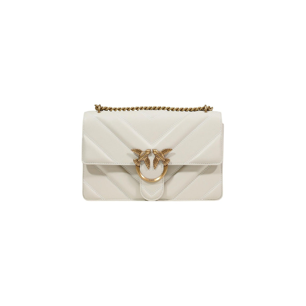 Pinko Borsa bianca LOVE ONE CLASSIC LIGHT DC 27x16x8 cm Donna