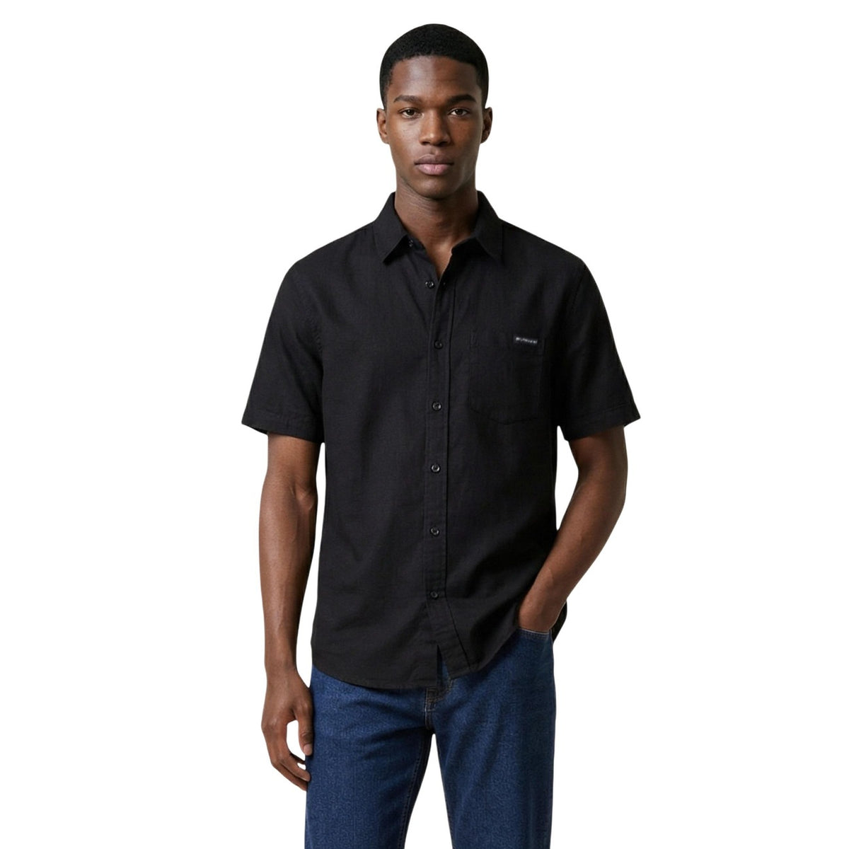 Calvin Klein Jeans Camicia Maniche Corte Uomo LV04RF120G