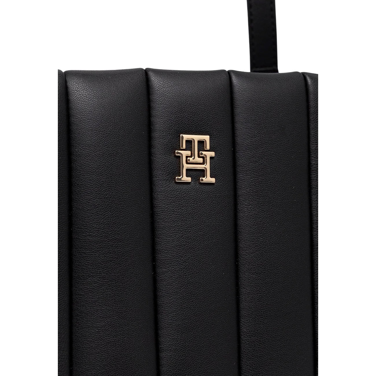 Tommy Hilfiger Borsa Donna Nera a Mano - Borsa con Tasca Interna 33x30x16cm