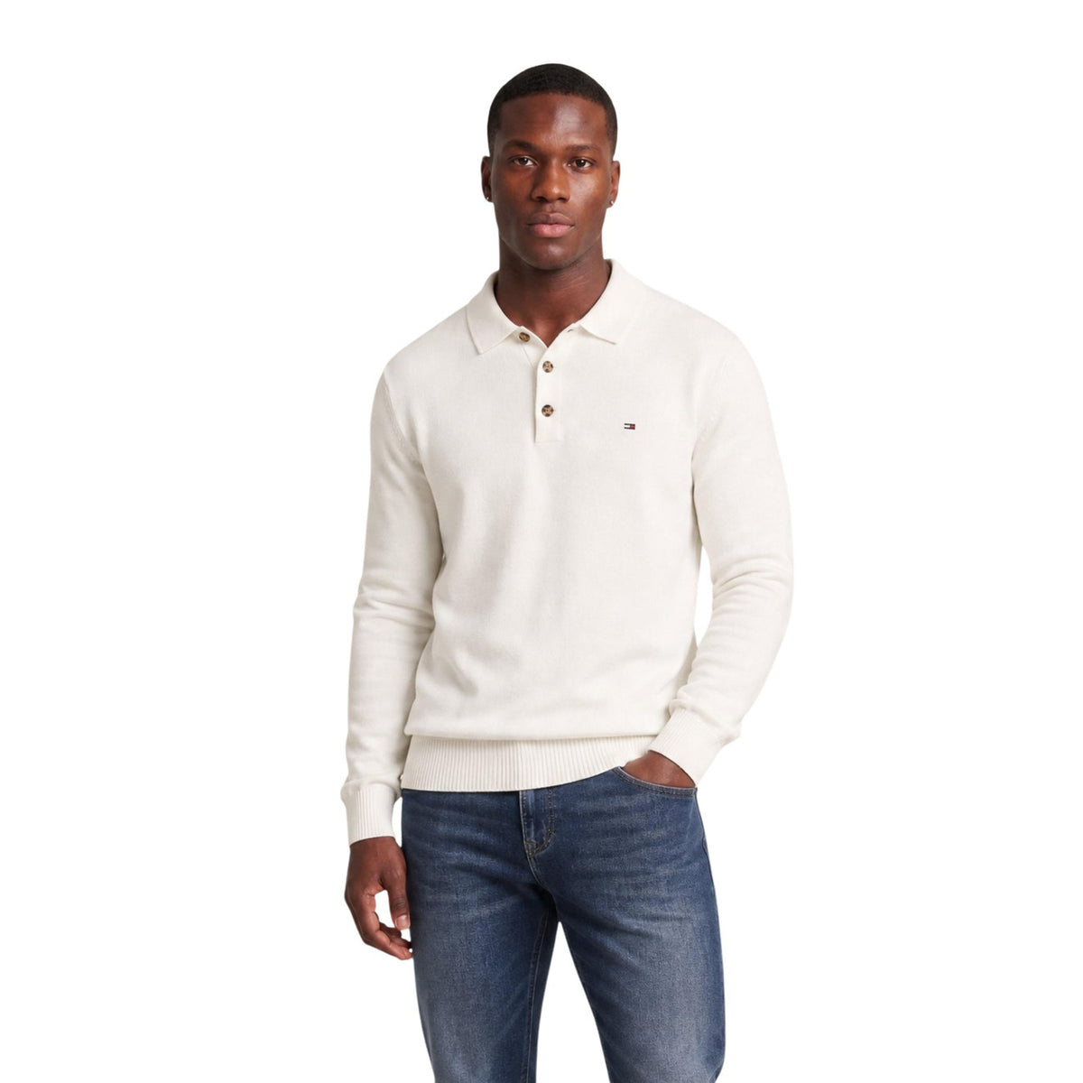 Tommy Hilfiger Jeans Polo manica lunga Uomo TJM SLIM ESSENTIAL P