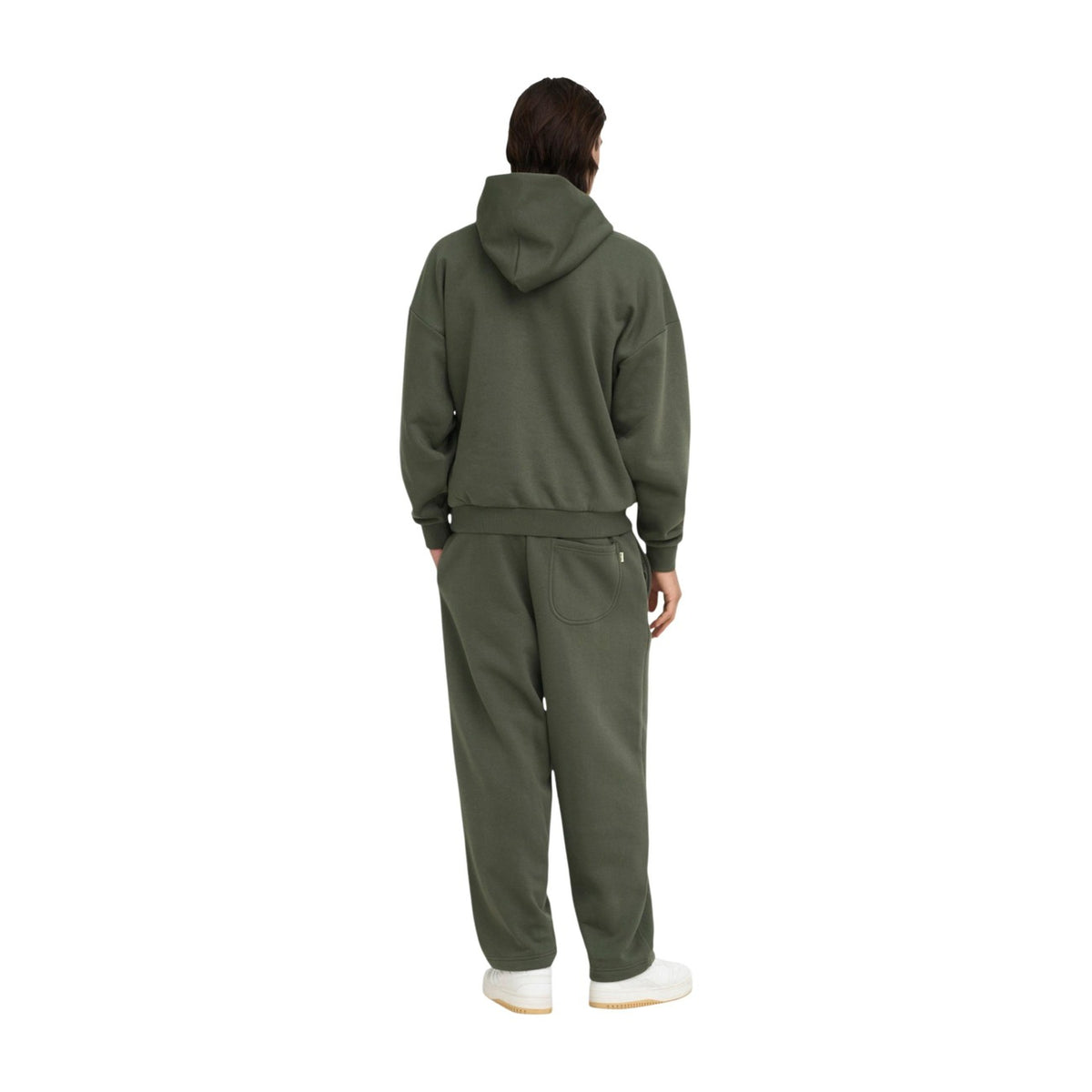 Felpa oversize grigia uomo con cappuccio Only & Sons 22036786. Felpa grigio beluga in cotone e poliestere con tessuto interno spazzolato e tasca a canguro.