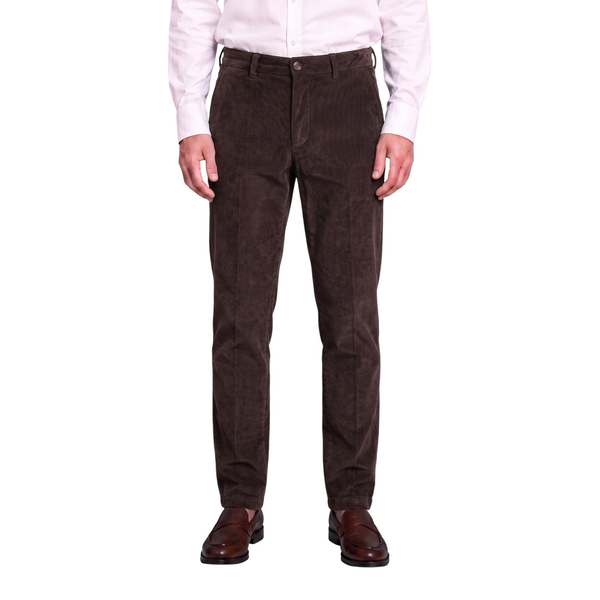 Pantaloni velluto coste uomo Borghese Caligola – Pantaloni slim fit invernali 5WPAZ1 26VL129.