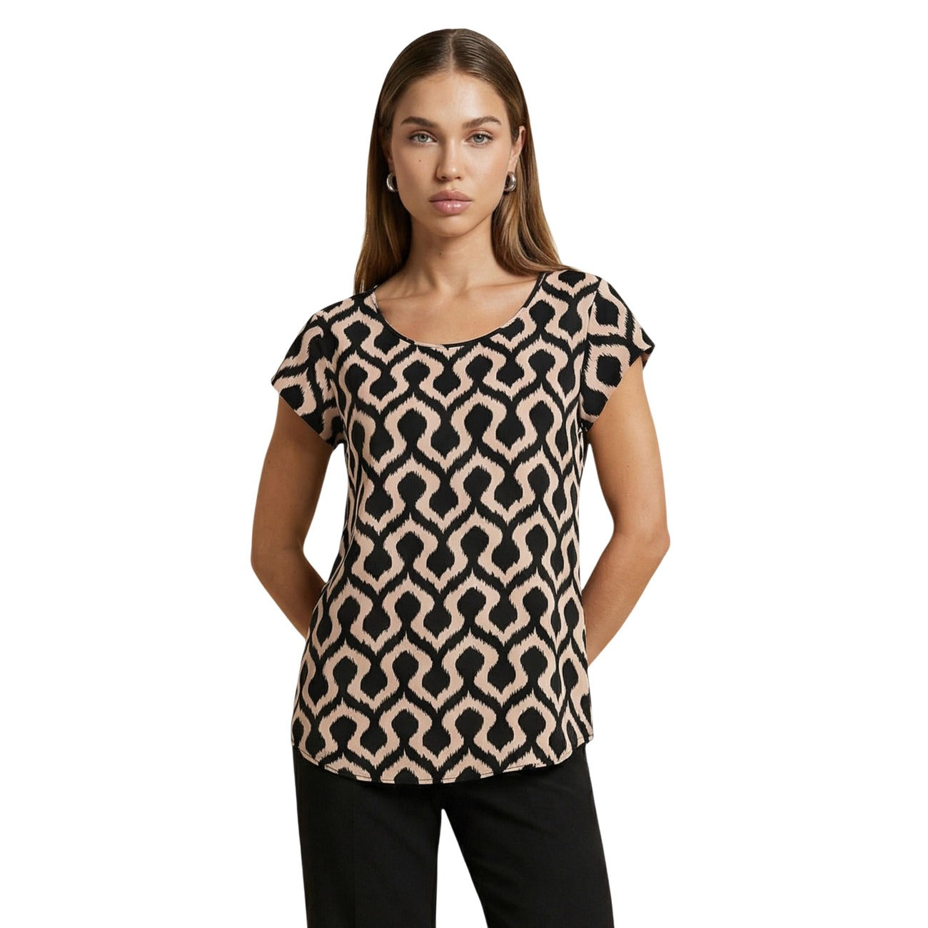 Only Blusa manica corta ONLNOVA Donna ONLNOVA LIFE VIS S/S TOP WVN