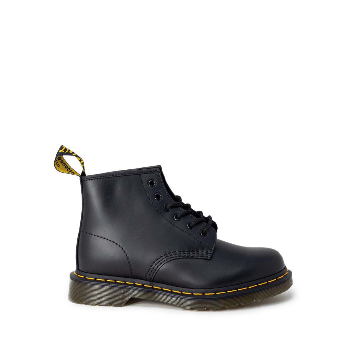 Dr. Martens Stivaletti 101 in pelle smooth con cuciture gialle Uomo 26230001