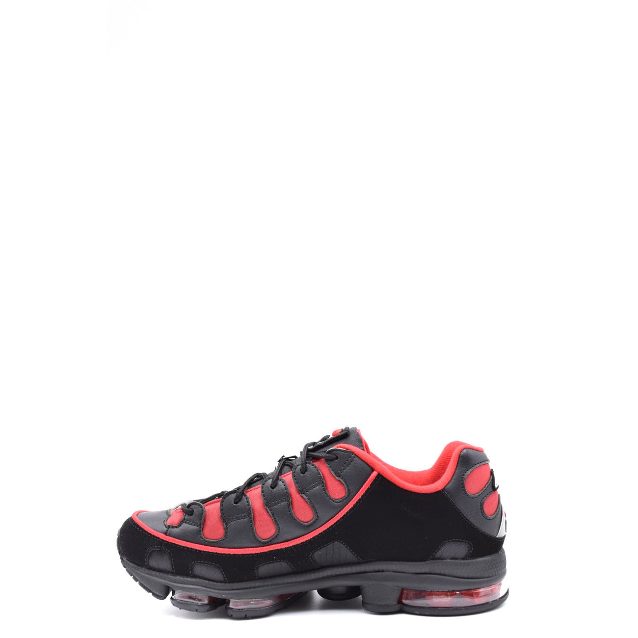 Msgm Sneakers Uomo Nere B_41266 - Scarpe Pelle Nylon Premium