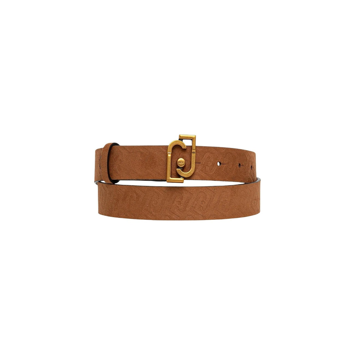 Cintura Liu Jo donna beige marrone arrotolata in poliuretano 100% - vista arrotolata