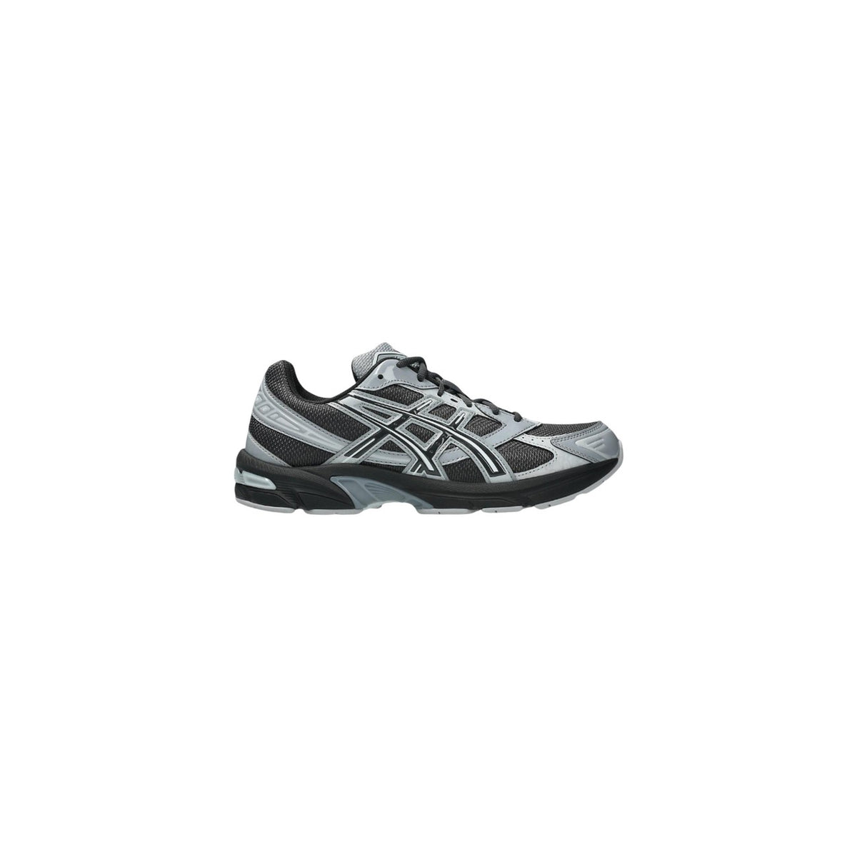 Sneaker Asics GEL-1130 stile running vintage anni 2000 con tecnologia GEL e supporto stabilità. Scarpa sportiva da uomo e donna in mesh e pelle sintetica argentata stile urban streetwear e normcore.