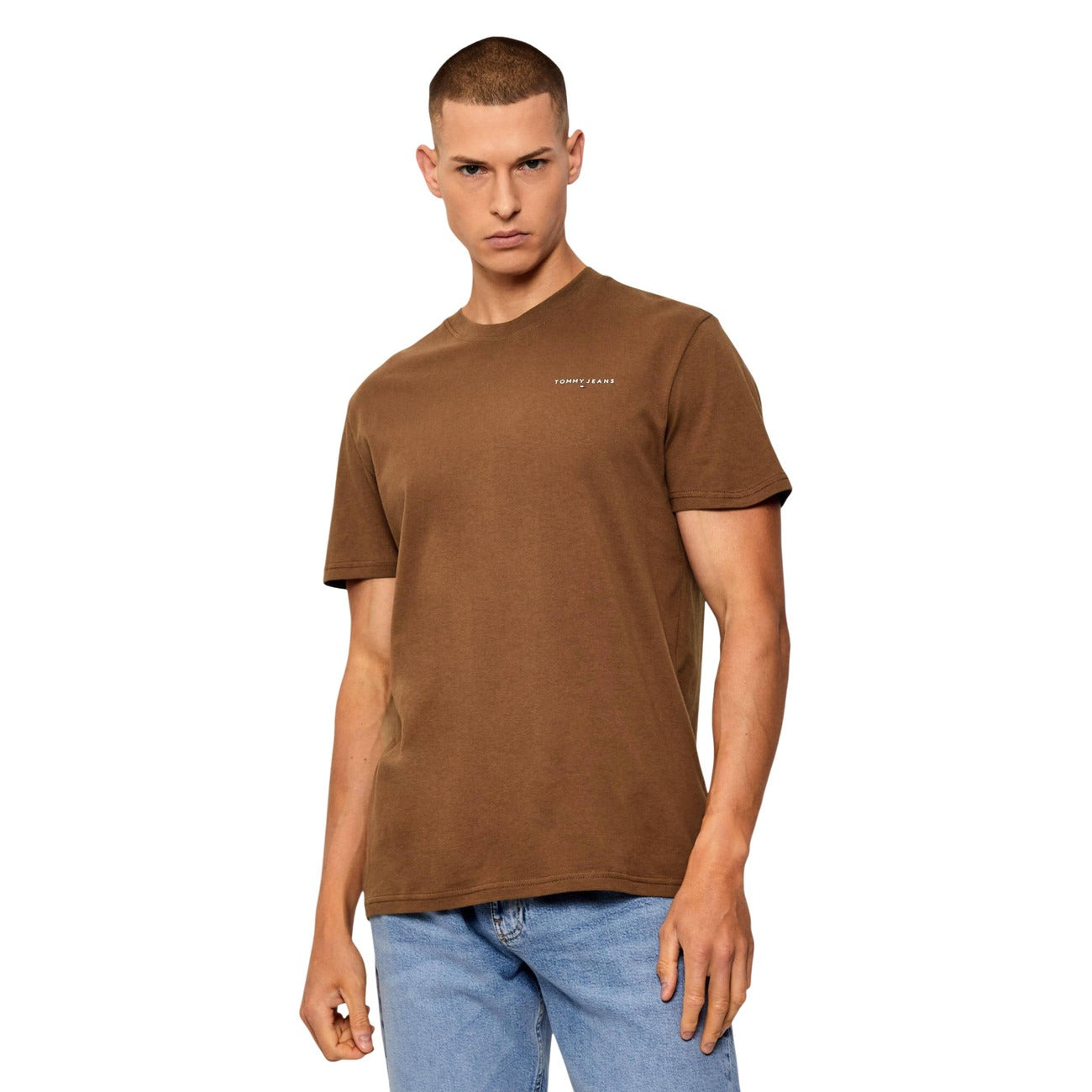 Tommy Hilfiger Jeans T-Shirt TJM SLIM LINEAR CHES maniche corte Uomo TJM SLIM LINEAR CHES