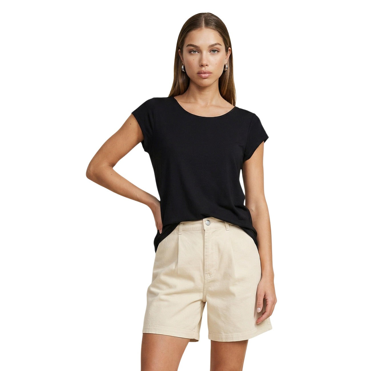 Only Blusa manica corta ONLNOVA Donna ONLNOVA LIFE VIS S/S TOP WVN