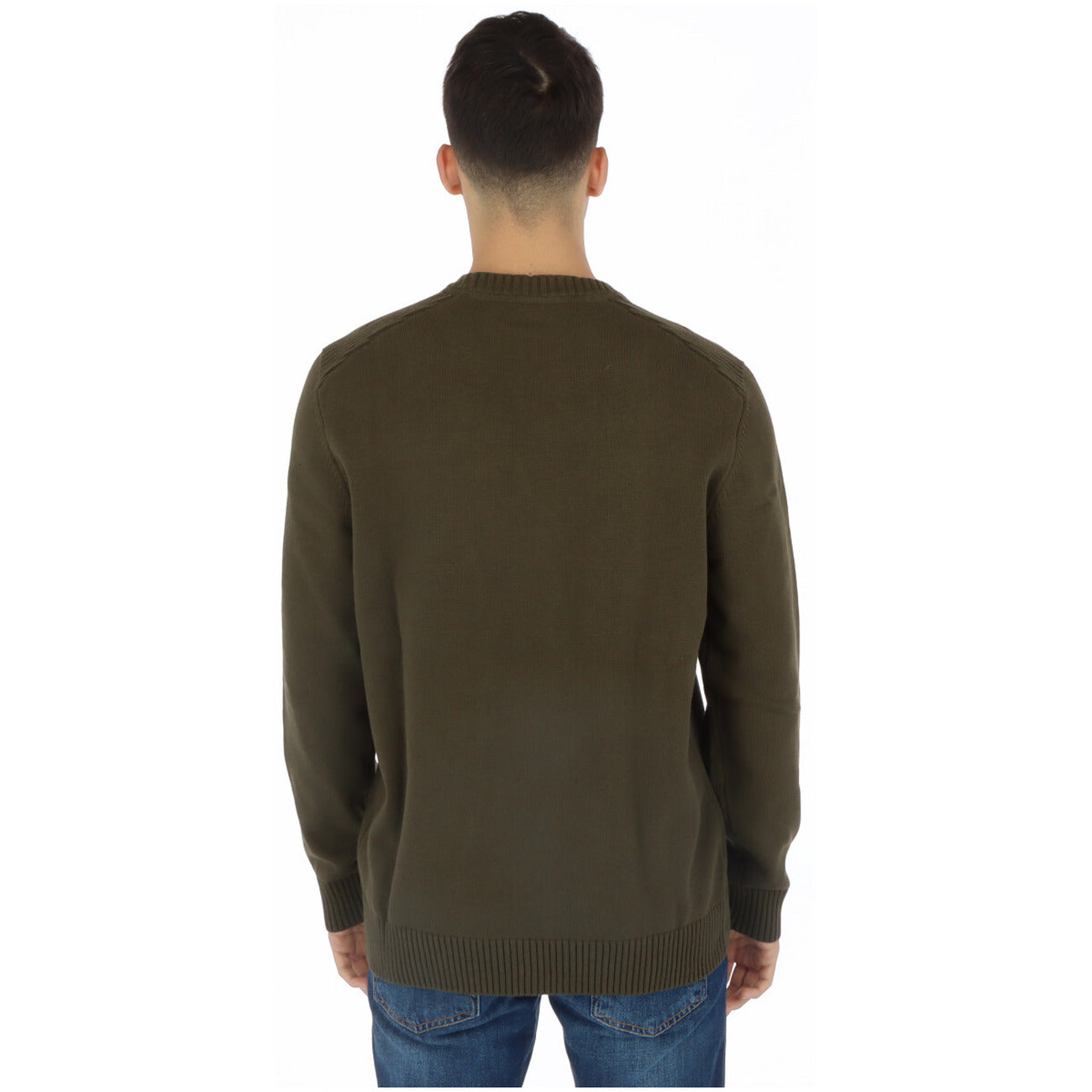 Lyle & Scott Maglia Uomo Verde Stampa Manica Lunga Cotone 100% Autunno Inverno KN1925V