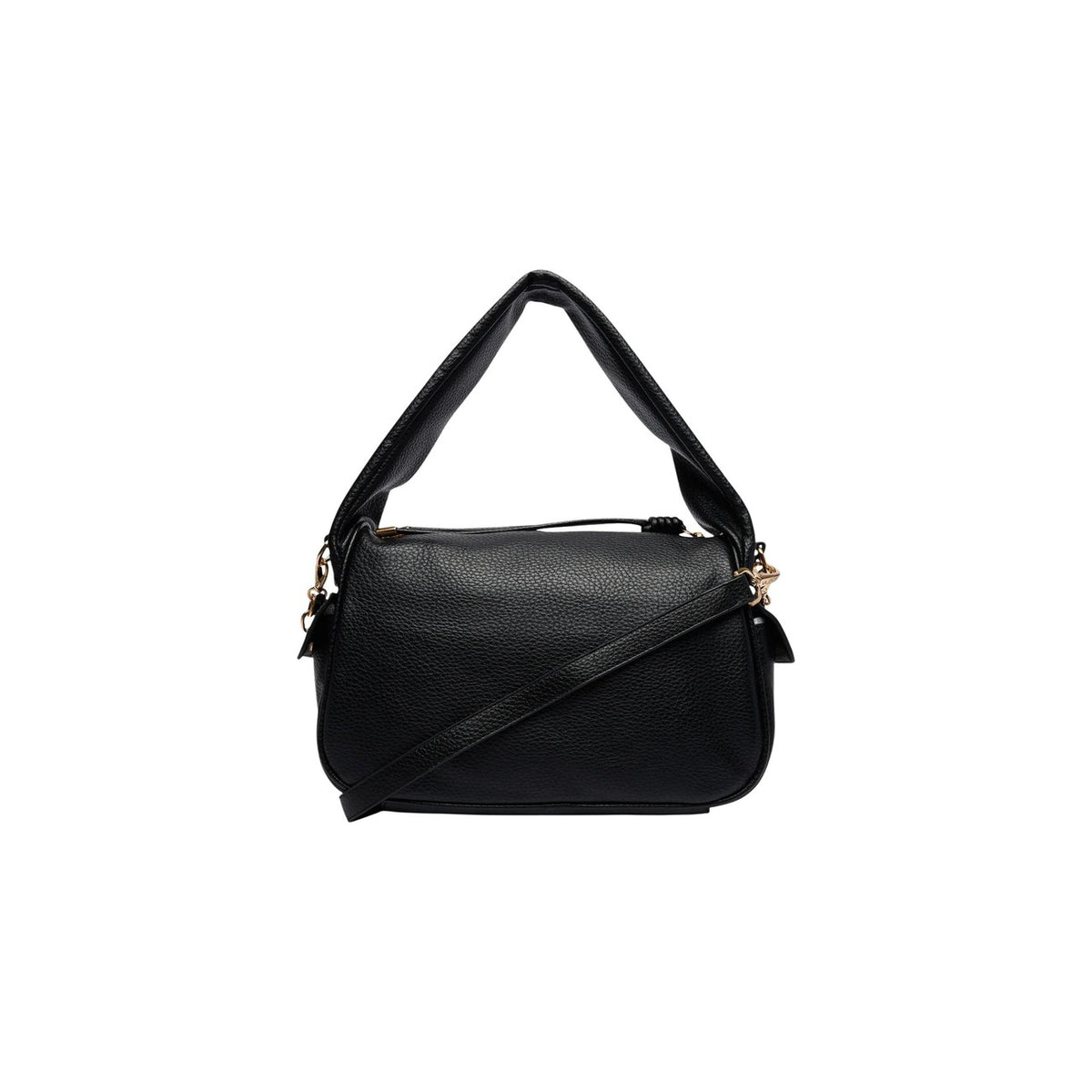 Borsa Valentino Bags Saphira Re VBSA6E08 nero. Borsetta da donna compatta (30x18,5x10 cm) in ecopelle con catena decorativa, manico a spalla, chiusura a cerniera e scomparti multipli.