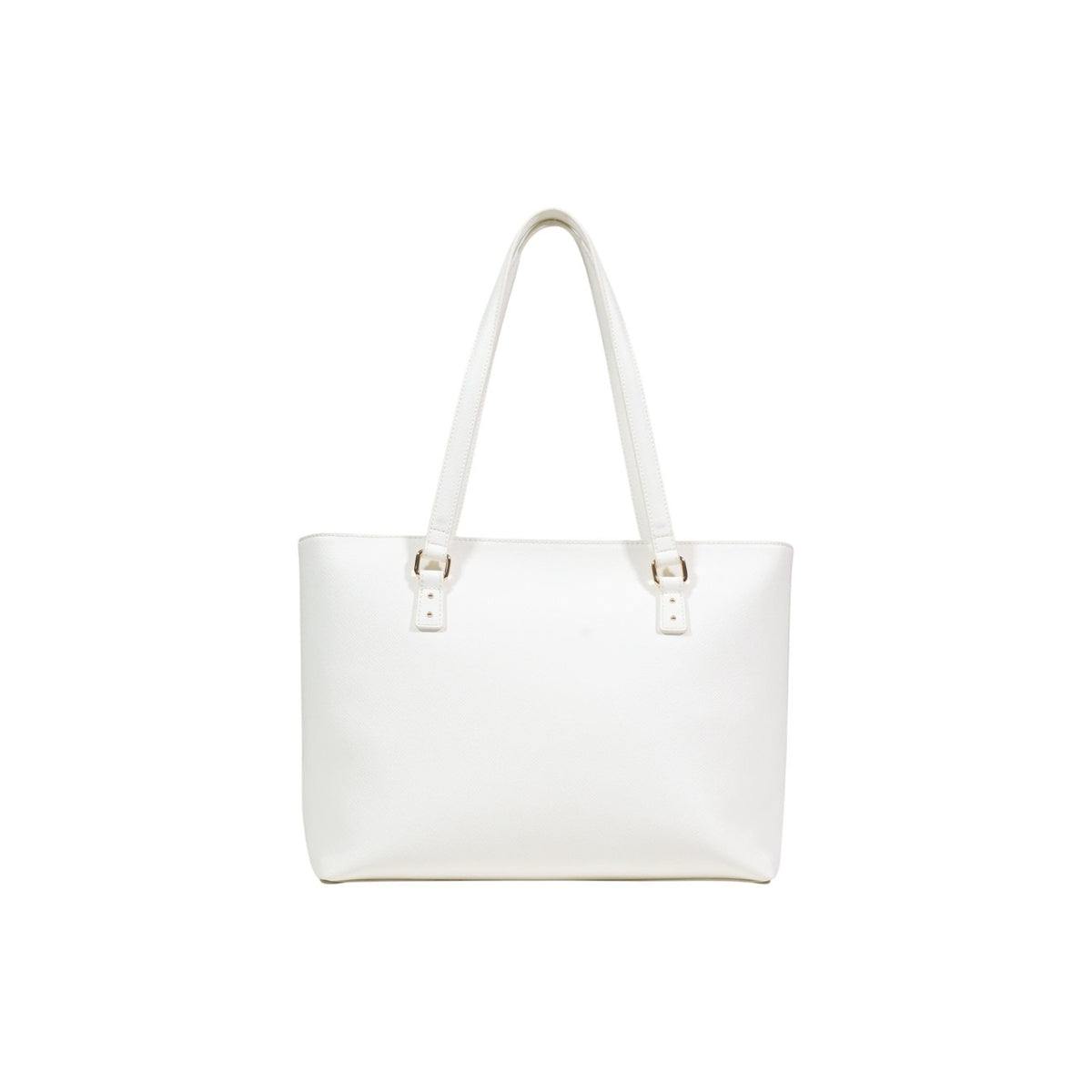 Liu Jo Tote Large ECS; borsa panna a spalla capiente in similpelle, design versatile con dettagli metallici e logo distintivo, perfetta per contenere tutto il necessario quotidiano. Vista posteriore