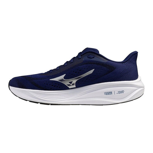 Scarpe Running Mizuno Neo; Scarpa da corsa leggera e ammortizzata in schiuma Enerzy Nxt con tecnologia Smooth Speed Assist. Suola X10 anti-usura ad alto grip e massimo comfort. Vista laterale