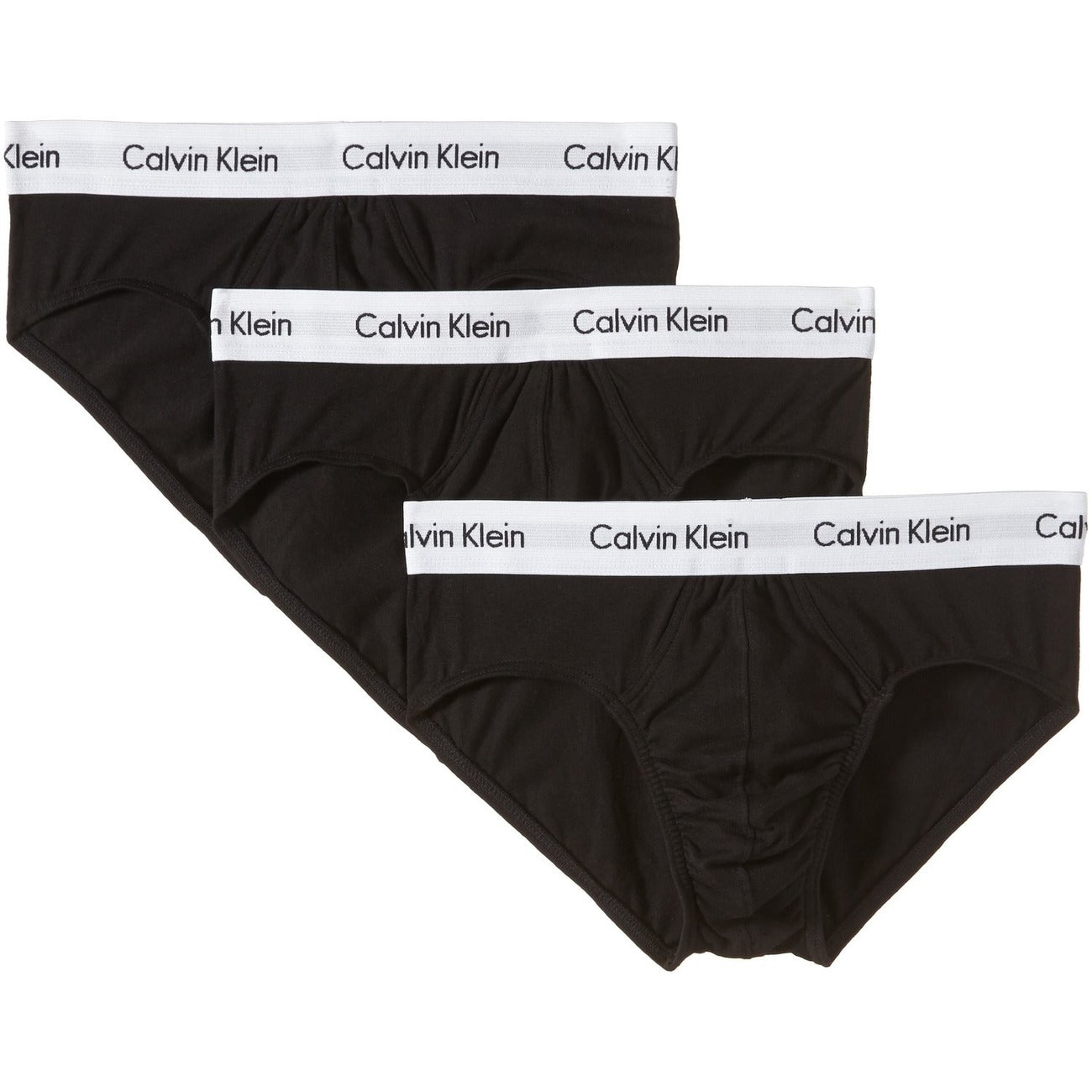 Calvin Klein Underwear Slip Uomo Nero Cotone 95% Elastan 5% Primavera Estate WH7_69949_NERO