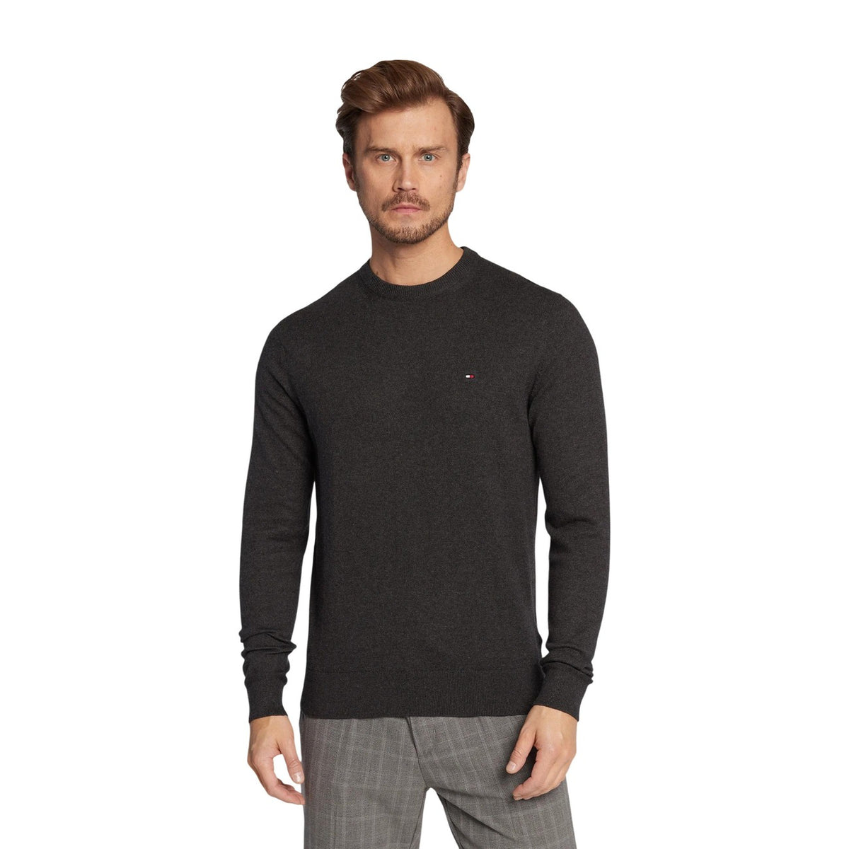 Tommy Hilfiger Pullover con cashmere e logo Uomo MW0MW28046