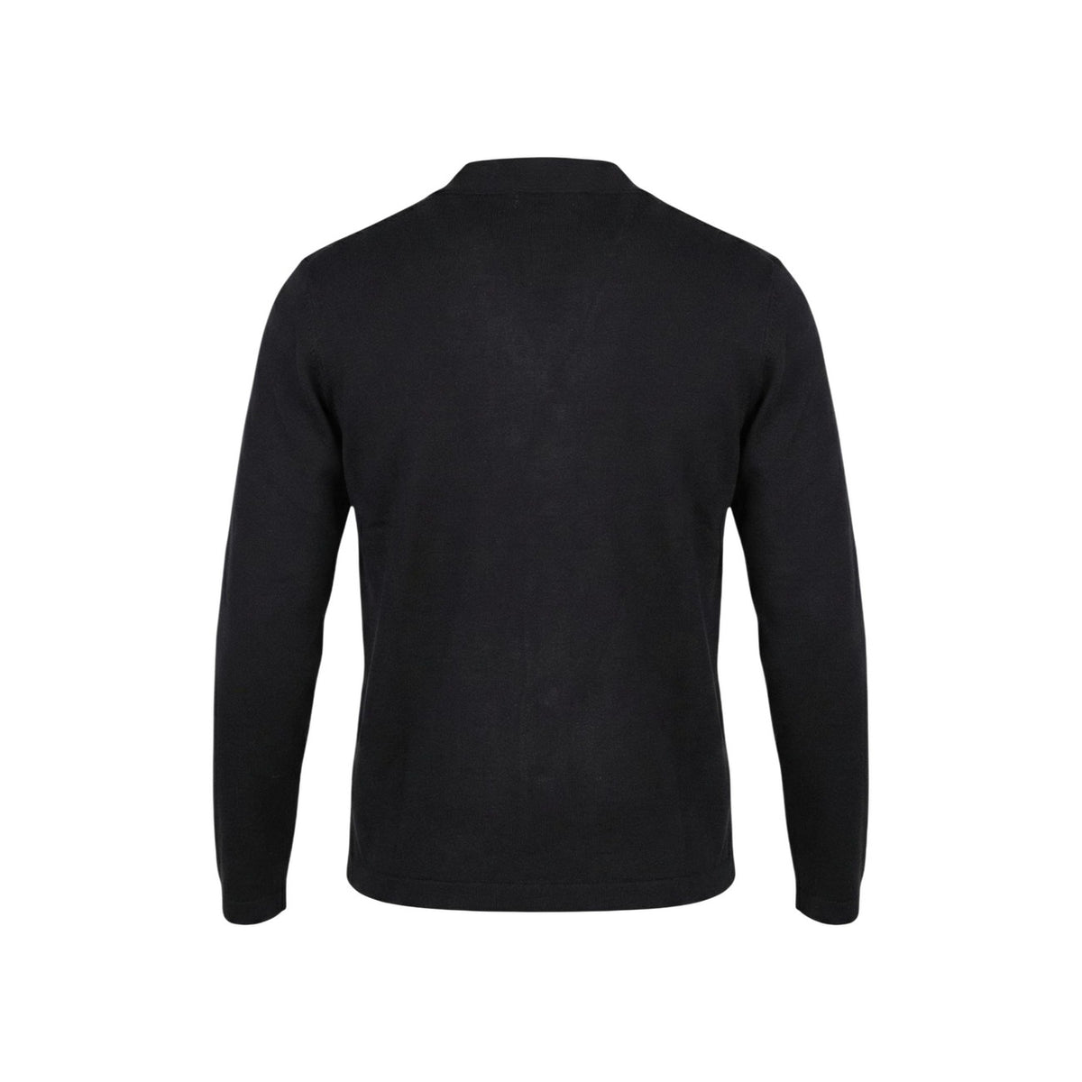 Gianni Lupo Cardigan Rever; maglieria in viscosa elasticizzata, chiusura frontale classica e stile raffinato, perfetto per la mezza stagione e outfit da ufficio o tempo libero. Vista posteriore