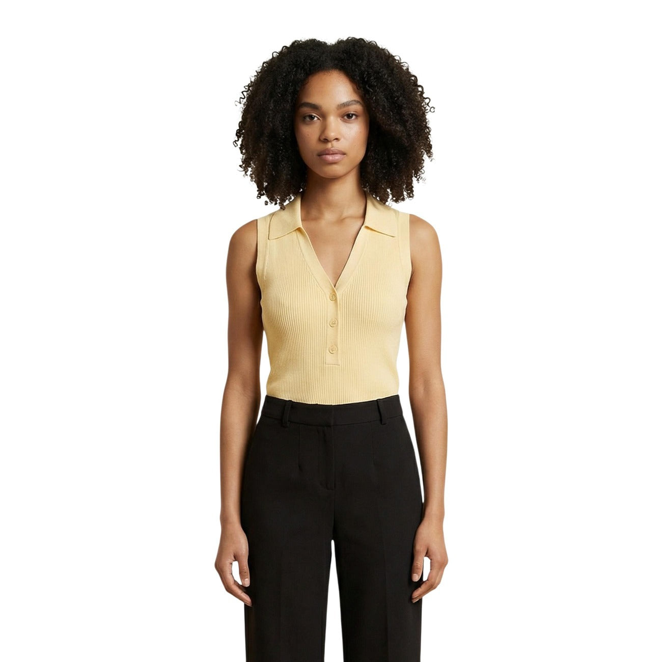 Jacqueline De Yong Canotta JDYNANNA S/L COLLAR TOP KNT Donna 15351433