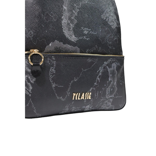Zaino donna Alviero Martini Prima Classe nero – Zainetto Geo Night in pelle e tessuto 26IL4LF9997130001.