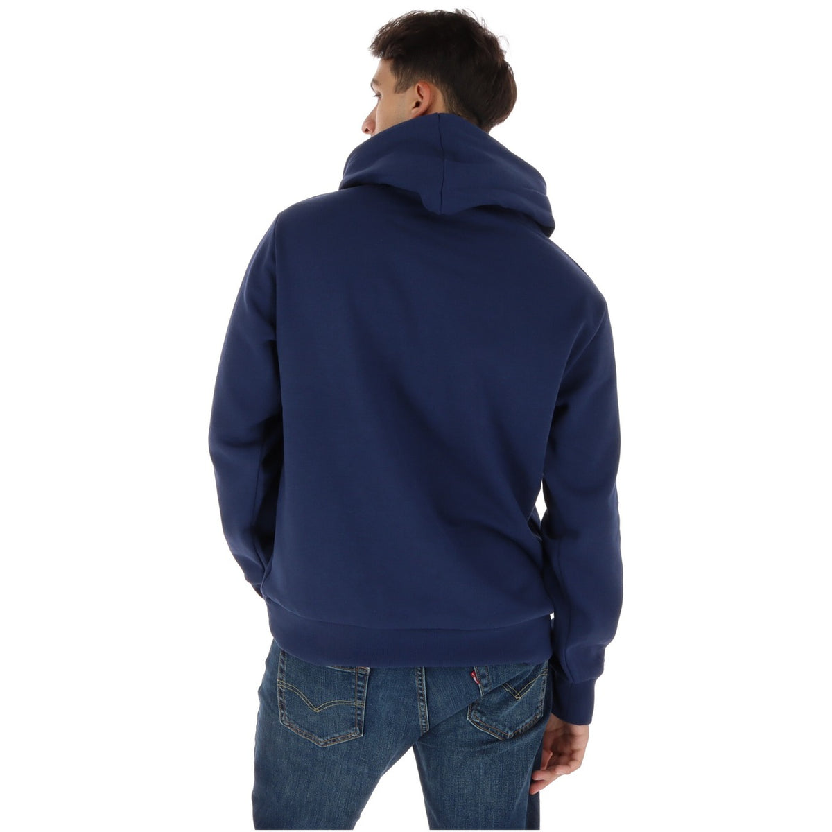 Felpa Timberland Core Tree Logo uomo blu TBC0YH9T. Hoodie sportiva da uomo con stampa grafica iconica, cappuccio regolabile, tasca frontale a marsupio e polsini elasticizzati.