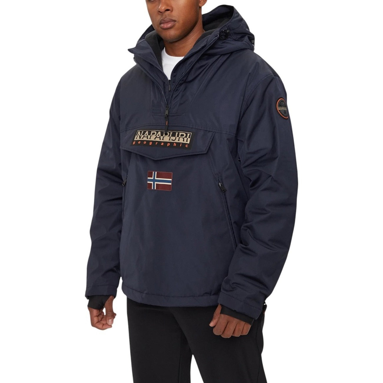 Napapijri Rainforest Anorak Jacket Men Black NP0A4IB9