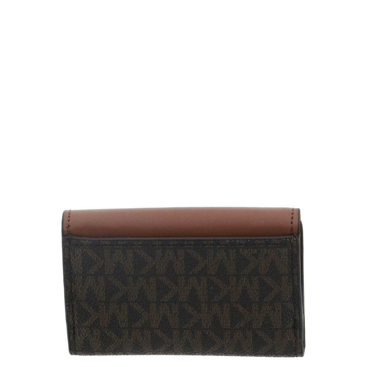 portafoglio compatto Michael Kors Hamilton Moderne con stampa logo in marrone/ghianda vista posteriore retro
