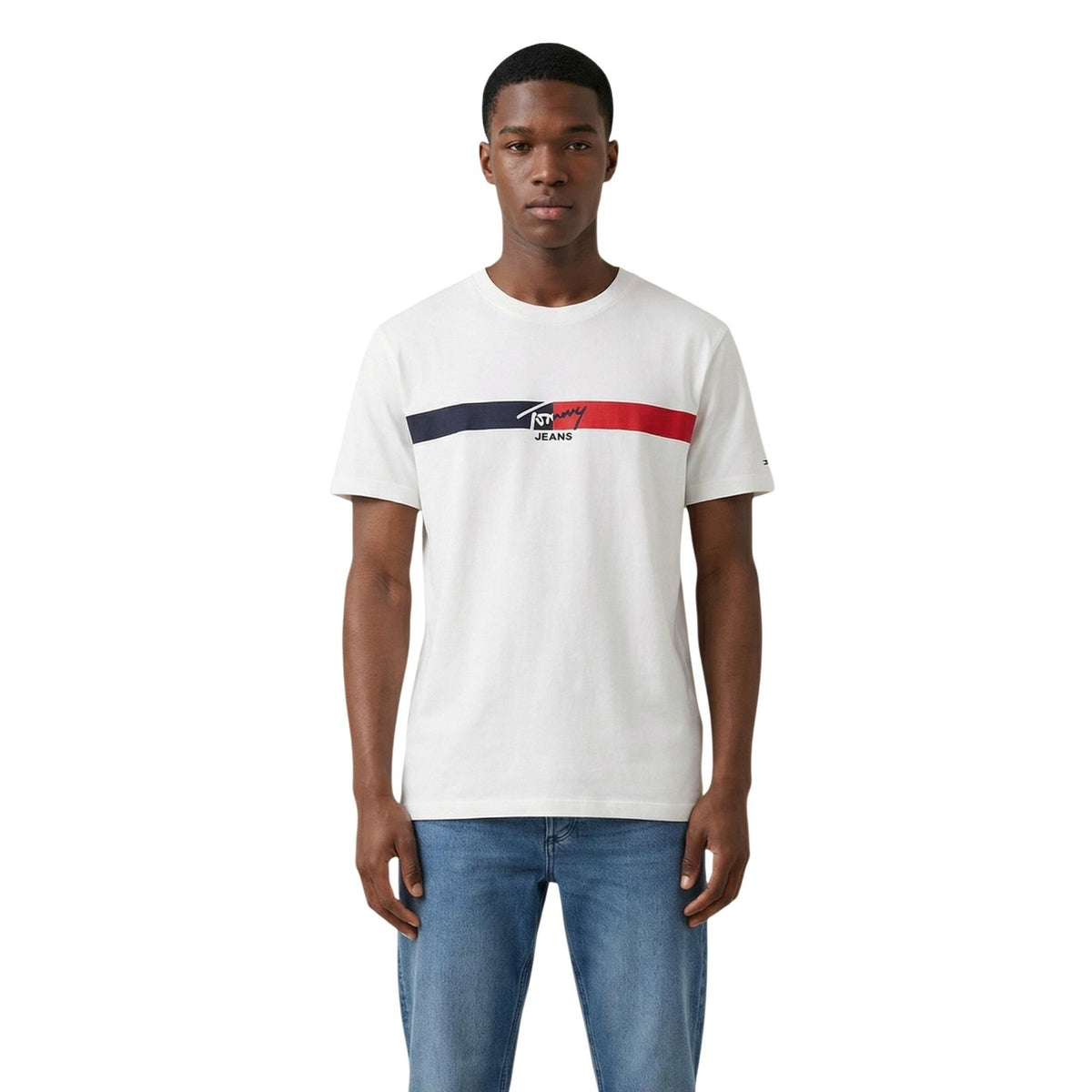 Tommy Hilfiger Jeans T-Shirt con stampa maniche corte Uomo DM0DM22539