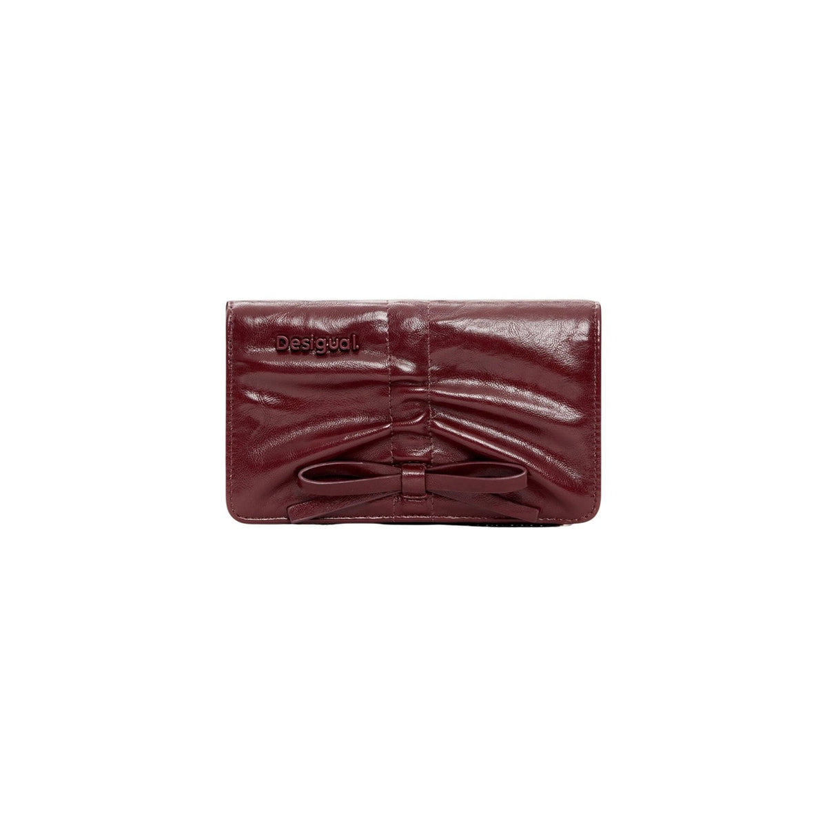Desigual Portafoglio PICCOLO PORTAMONETE BRILLANTE CON FIOCCO 16x10x2 cm Donna
