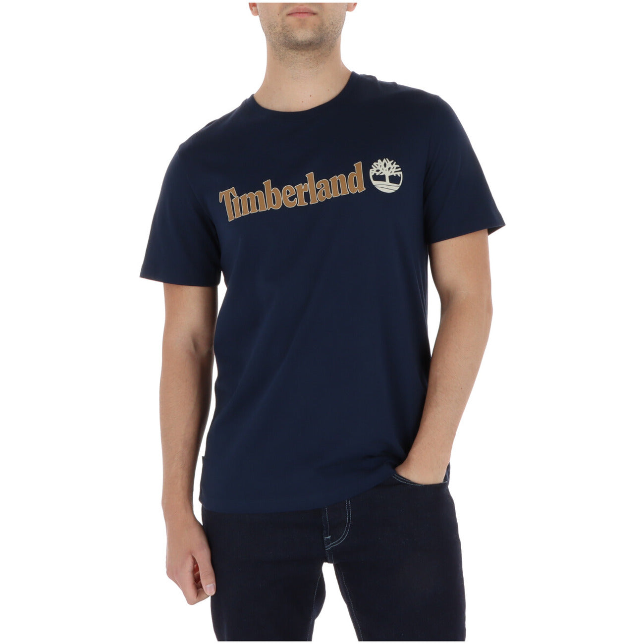 Timberland T-Shirt con stampa Linear Logo Short Sleeve Tee maniche corte Uomo TB0A5UPQ