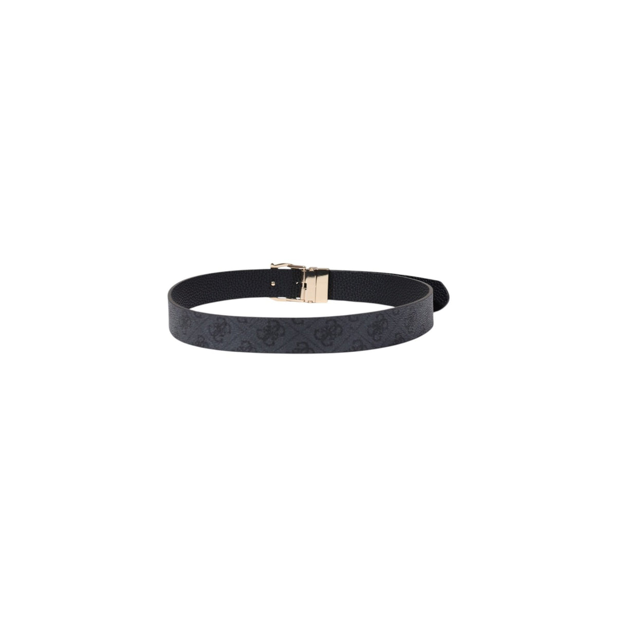 Cintura Guess CALISTA donna nera con fibbia logo 100% poliestere - vista posteriore