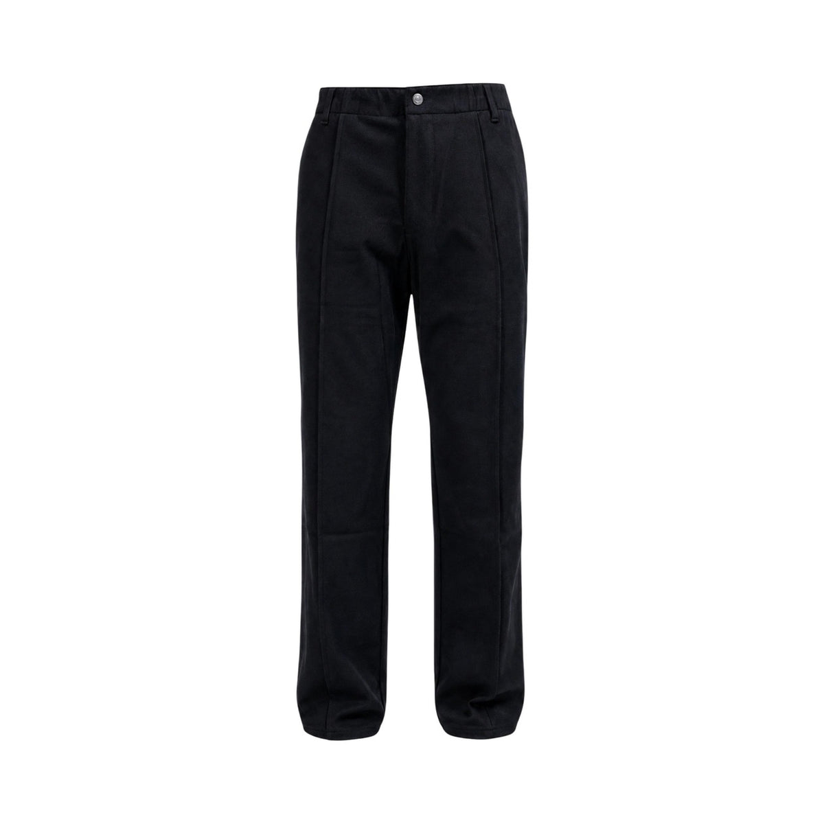 Pantaloni eleganti casual uomo Guess neri M6BB13 K6166. Pantaloni regular fit in cotone elasticizzato con vita media, gamba dritta, tasche oblique e chiusura con zip e bottone.