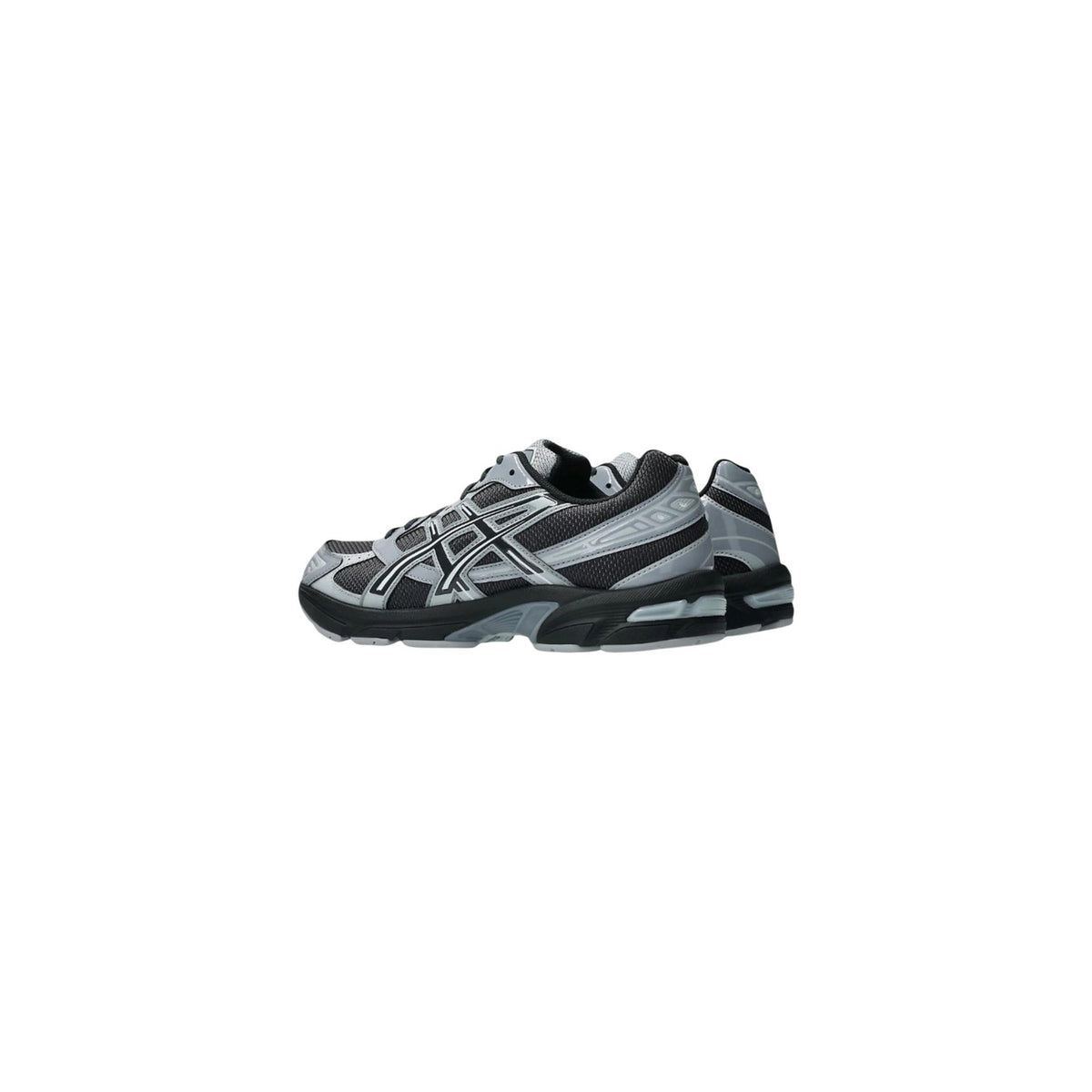 Sneaker Asics GEL-1130 stile running vintage anni 2000 con tecnologia GEL e supporto stabilità. Scarpa sportiva da uomo e donna in mesh e pelle sintetica argentata stile urban streetwear e normcore.