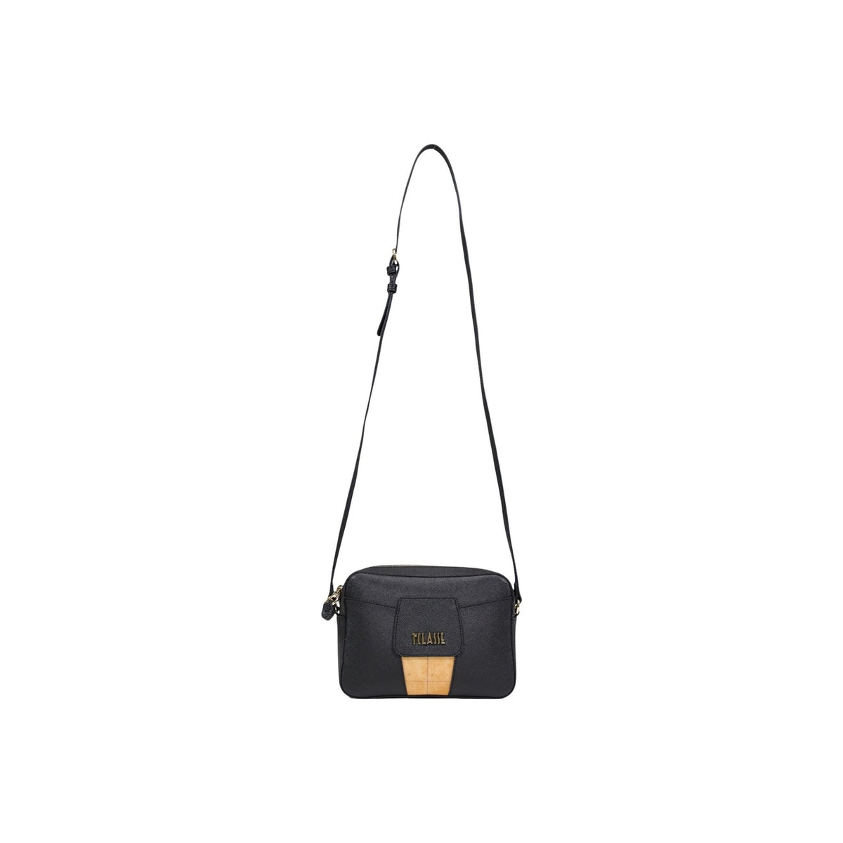 borsa a tracolla Alviero Martini 1A Classe Windy City in ecopelle nera.
Vista frontale