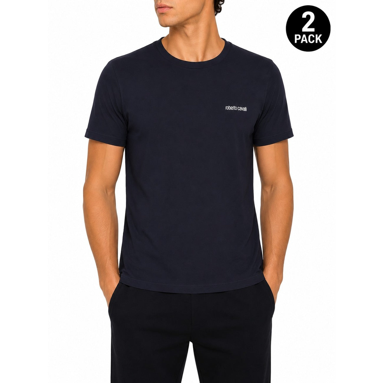Roberto Cavalli Underwear T-shirt Intimo manica corta confezione da 2 Uomo WSO00E