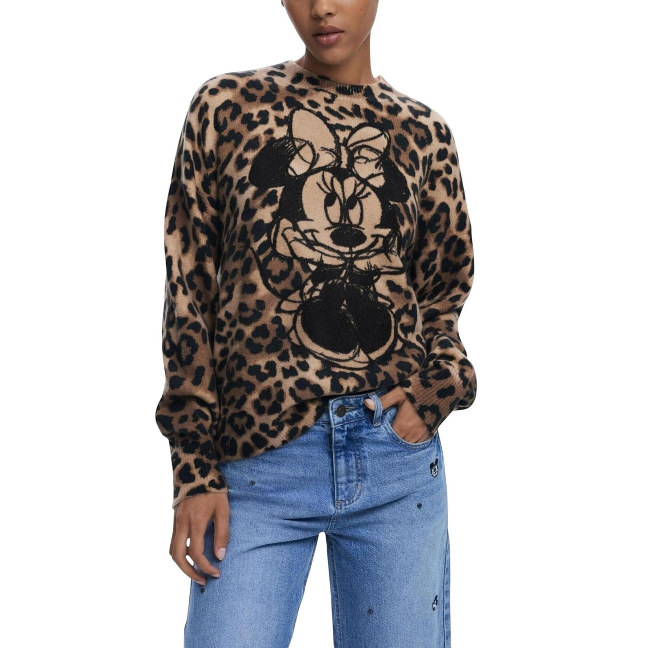 Desigual Minnie Animal Women's Sweater